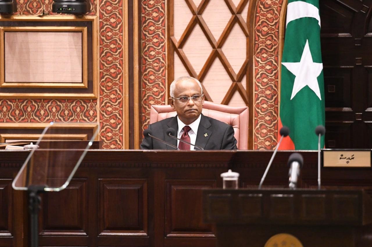 ރައީސް ސޯލިހު 2021 ވަނަ އަހަރުގެ ރިޔާސީ ބަޔާން އިއްވެވުން