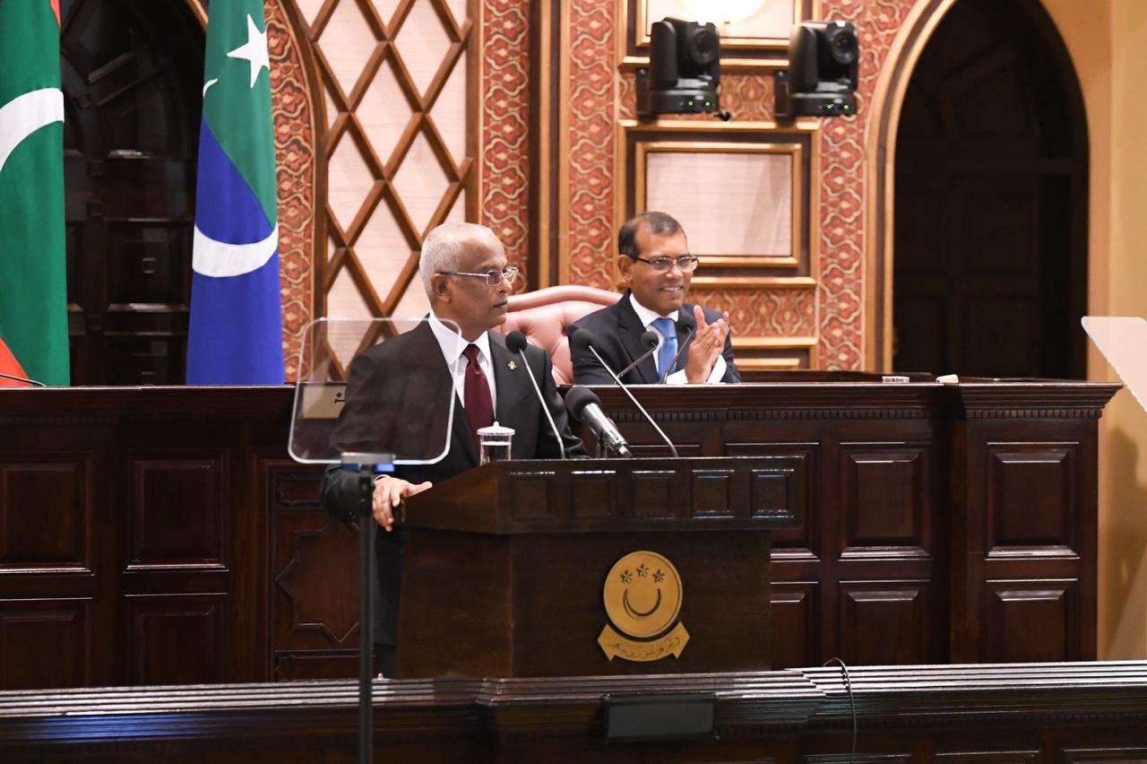 ރައީސް ސޯލިހު 2021 ވަނަ އަހަރުގެ ރިޔާސީ ބަޔާން އިއްވެވުން