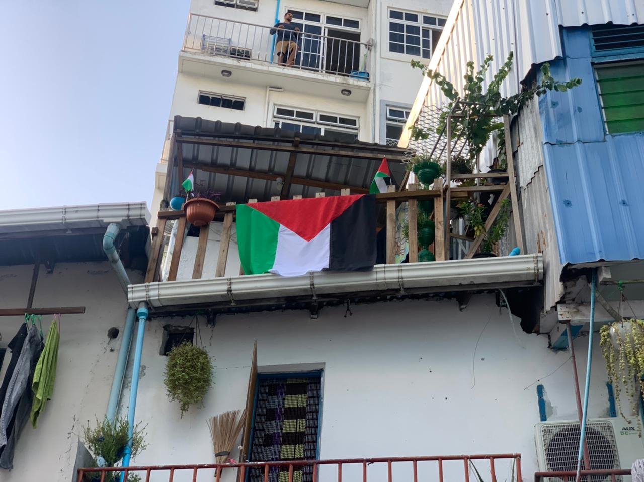 ފަލަސްތީނަށް ދިވެހިން އޮންނަ ލޯބި ދިދައިން ދައްކާލުން