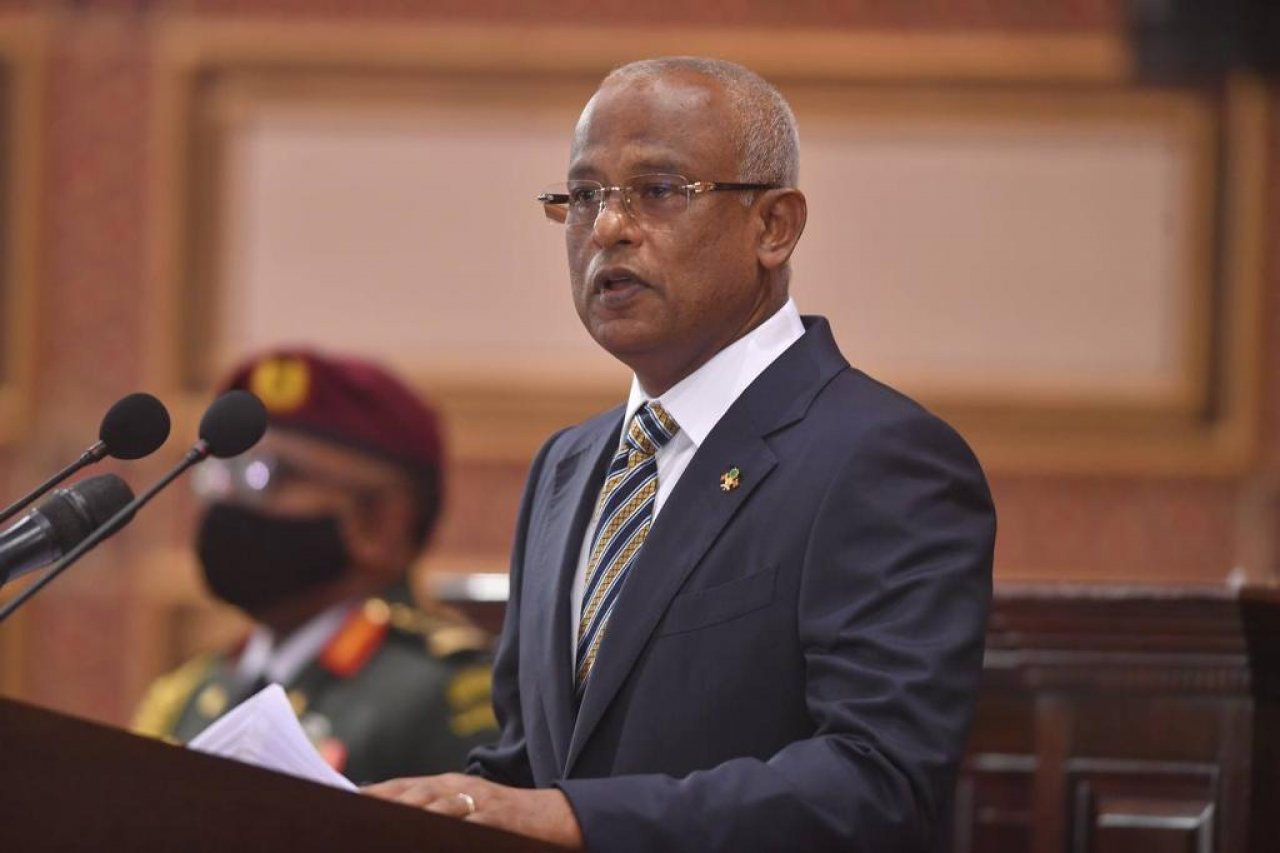 ރައީސް ސޯލިހު 2022 ވަނަ އަހަރުގެ ރިޔާސީ ބަޔާން އިއްވުން