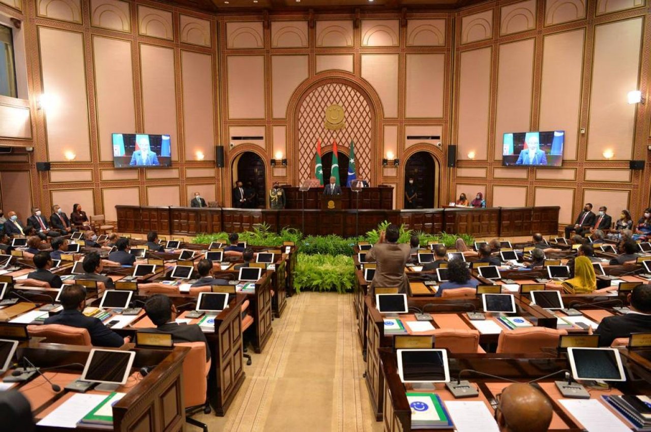 ރައީސް ސޯލިހު 2022 ވަނަ އަހަރުގެ ރިޔާސީ ބަޔާން އިއްވުން