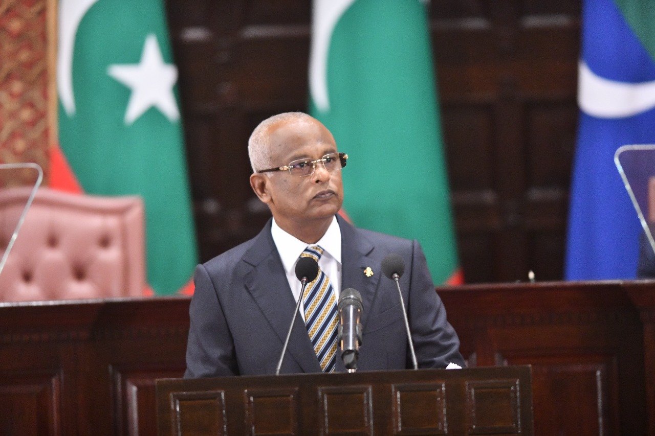 ރައީސް ސޯލިހު 2022 ވަނަ އަހަރުގެ ރިޔާސީ ބަޔާން އިއްވުން