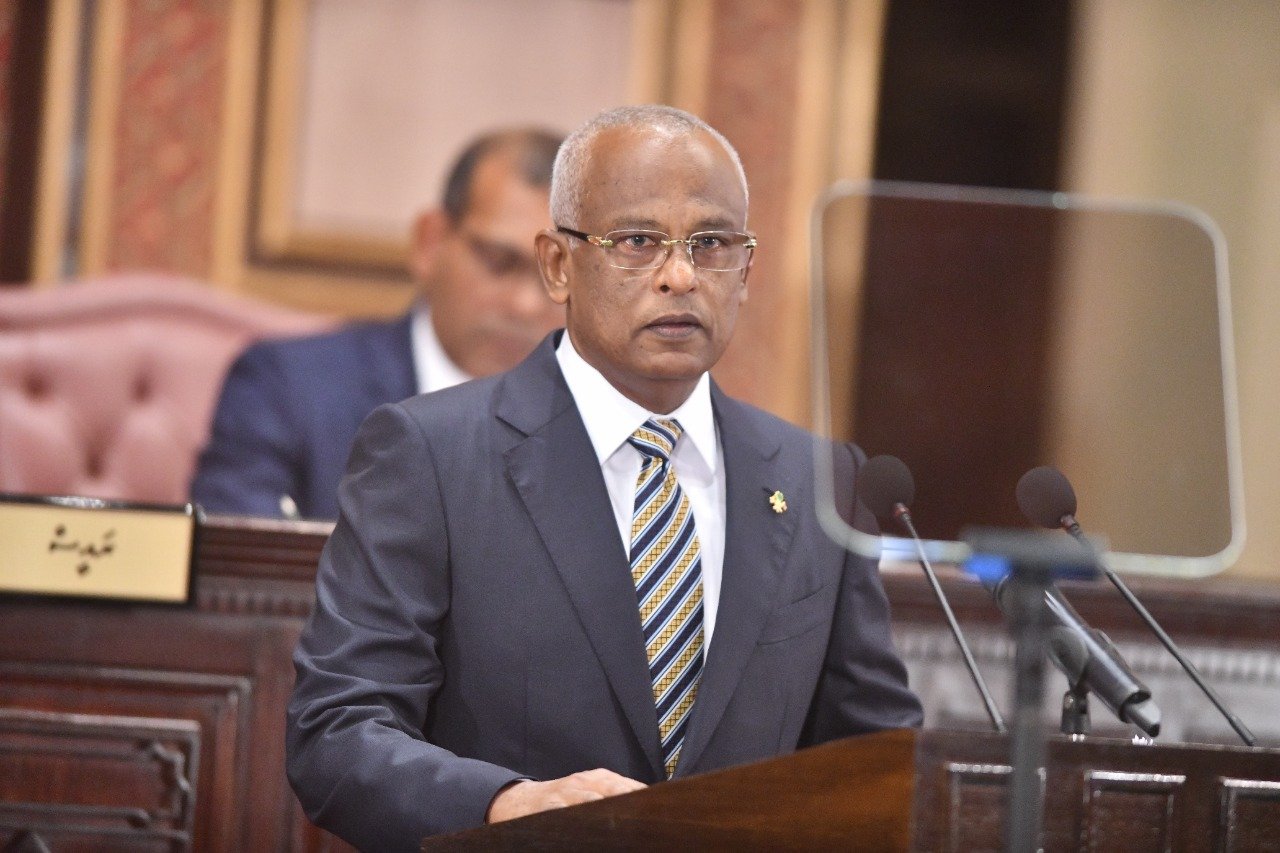 ރައީސް ސޯލިހު 2022 ވަނަ އަހަރުގެ ރިޔާސީ ބަޔާން އިއްވުން