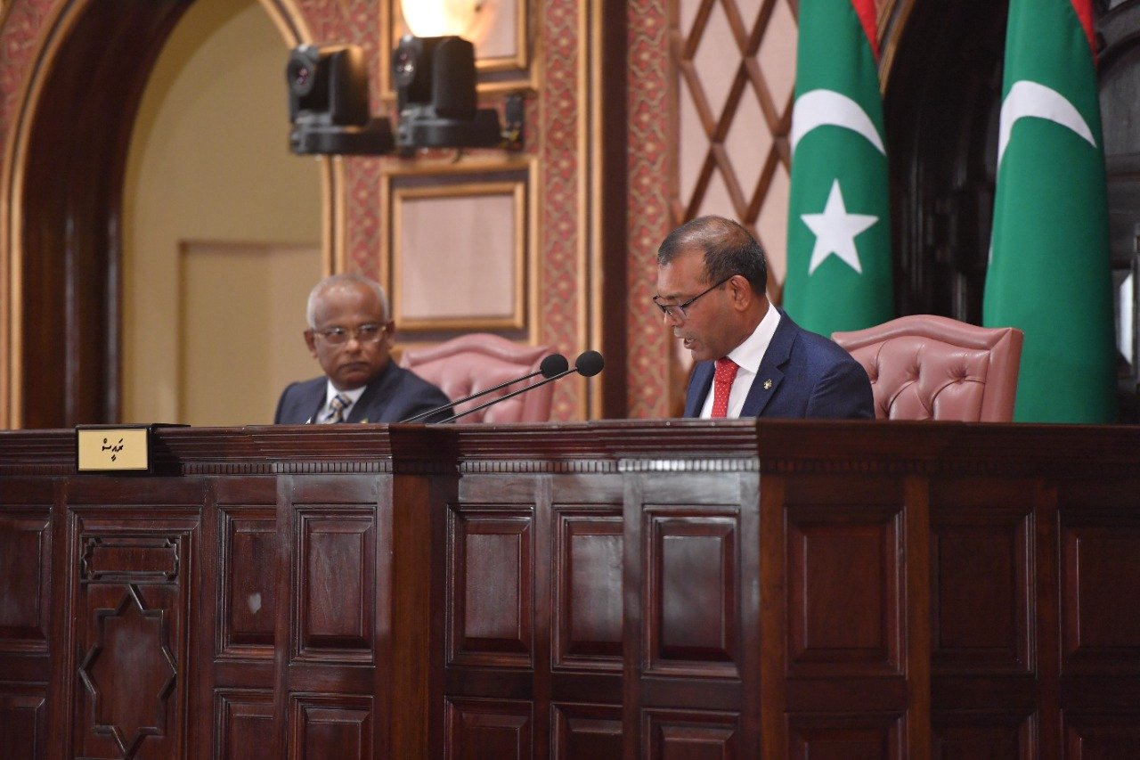 ރައީސް ސޯލިހު 2022 ވަނަ އަހަރުގެ ރިޔާސީ ބަޔާން އިއްވުން