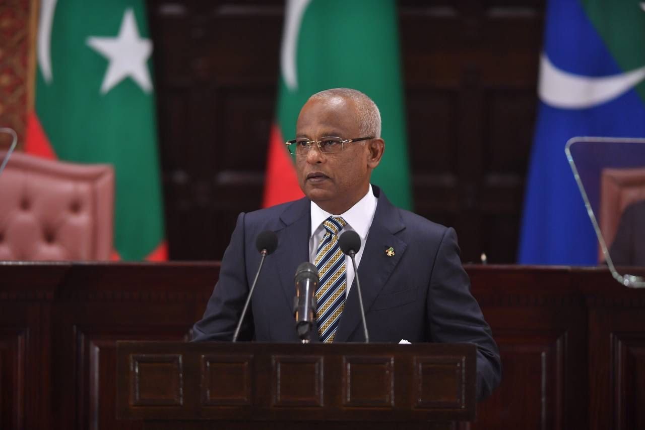 ރައީސް ސޯލިހު 2022 ވަނަ އަހަރުގެ ރިޔާސީ ބަޔާން އިއްވުން