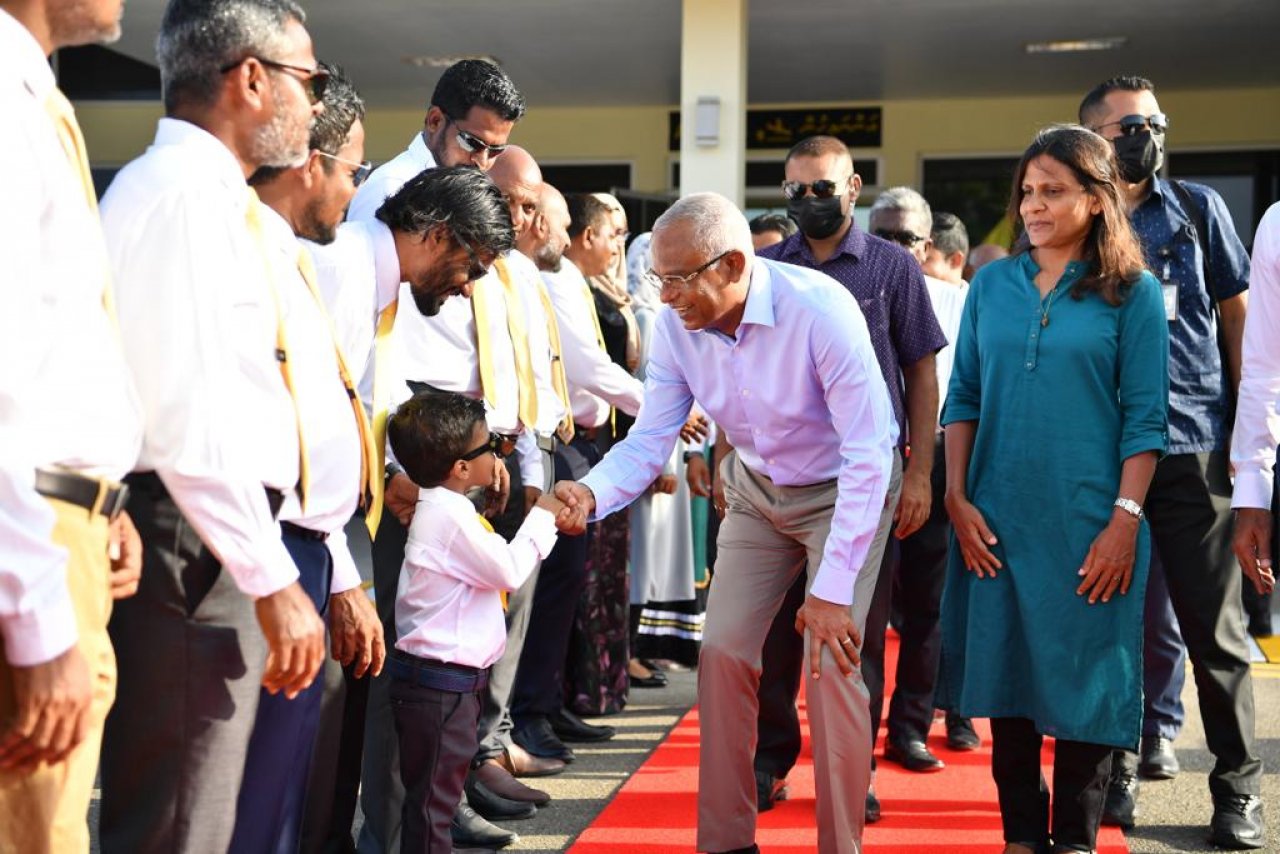 ރައީސް ސޯލިހުގެ ފުވައްމުލަކު ދަތުރުފުޅު