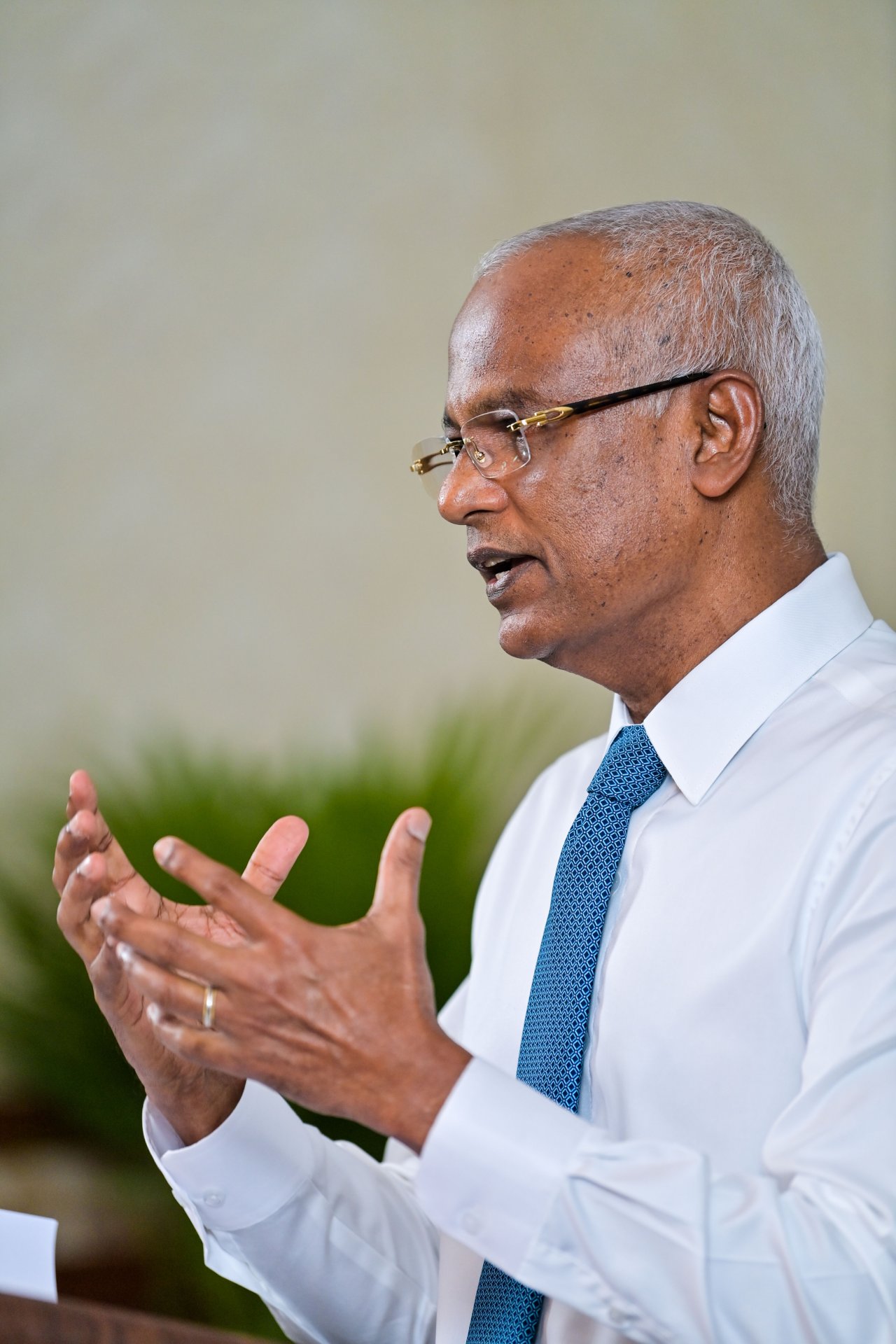 2022 ވަނަ އަހަރު ރައީސް ސޯލިހު ބޭއްވި ފުރަތަމަ ނޫސްވެރިންގެ ބައްދަލުވުން