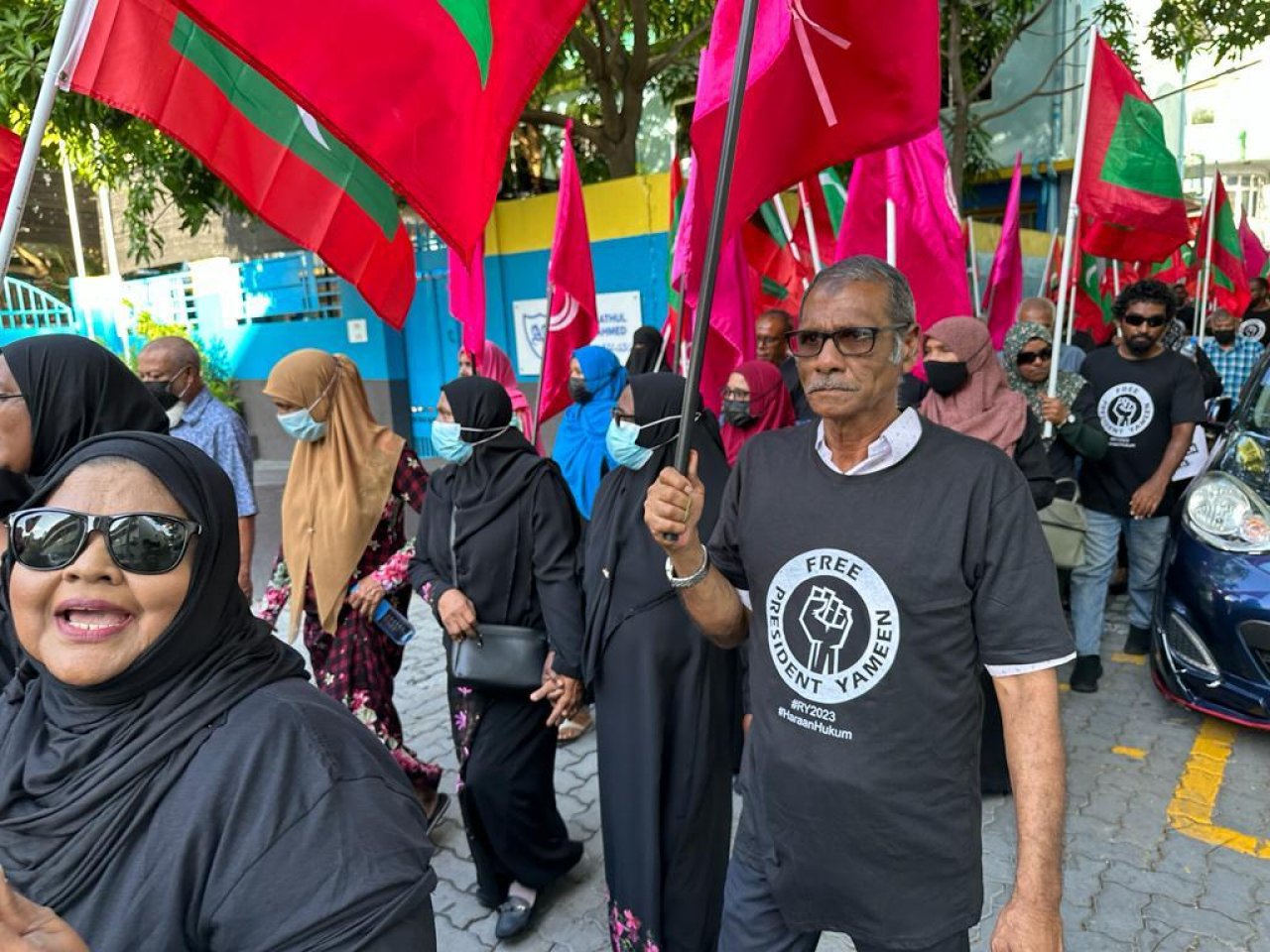 އިދިކޮޅު ޕީޕީއެމްގެ މުޒާހަރާ