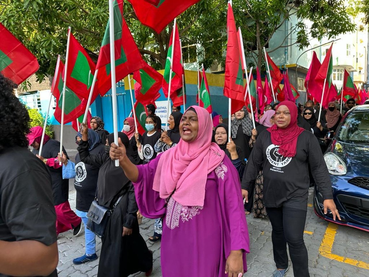 އިދިކޮޅު ޕީޕީއެމްގެ މުޒާހަރާ