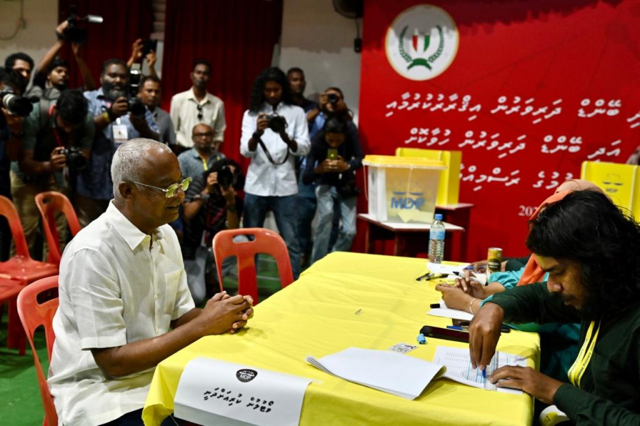 އެމްޑީޕީގެ ރިޔާސީ ޕްރައިމަރީގައި ރައީސް ސޯލިހު ވޯޓުލެއްވުން