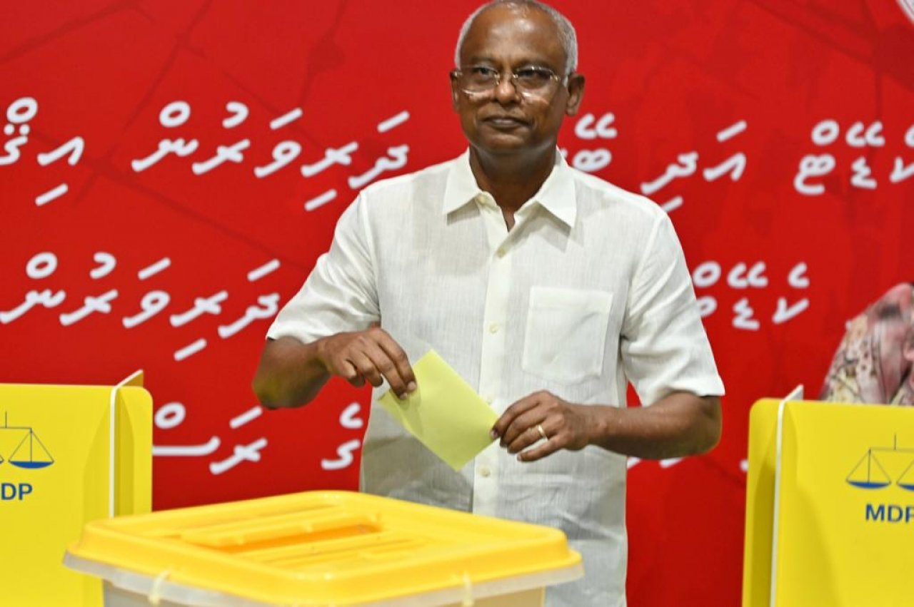 އެމްޑީޕީގެ ރިޔާސީ ޕްރައިމަރީގައި ރައީސް ސޯލިހު ވޯޓުލެއްވުން