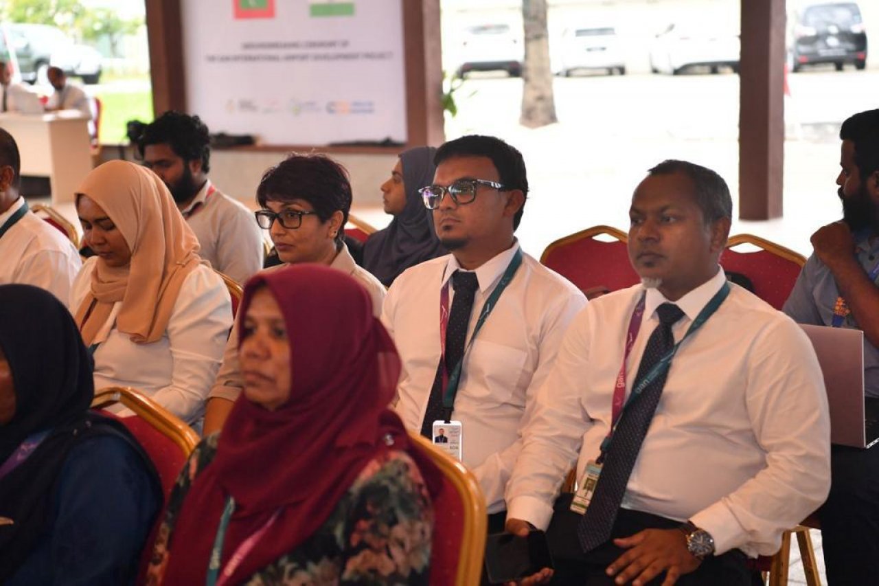 ގަން އިންޓަނޭޝަނަލް އެއާޕޯޓު ތަރައްގީކުރުމުގެ އަމަލީ މަސައްކަތް ރަސްމީކޮށް ފެށުން