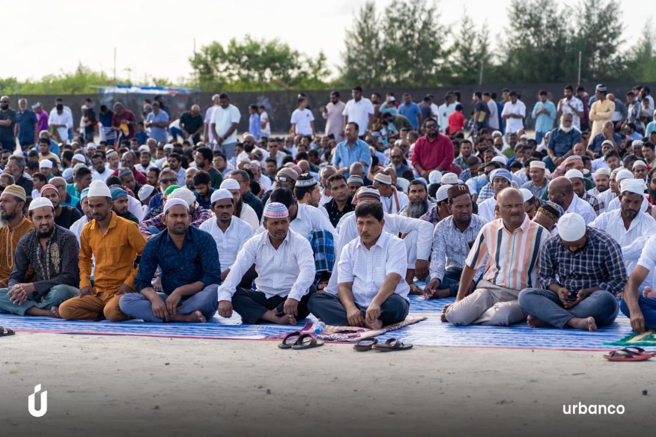 މިއަހަރުގެ އަޟްހާ އީދު ނަމާދުކުރުން