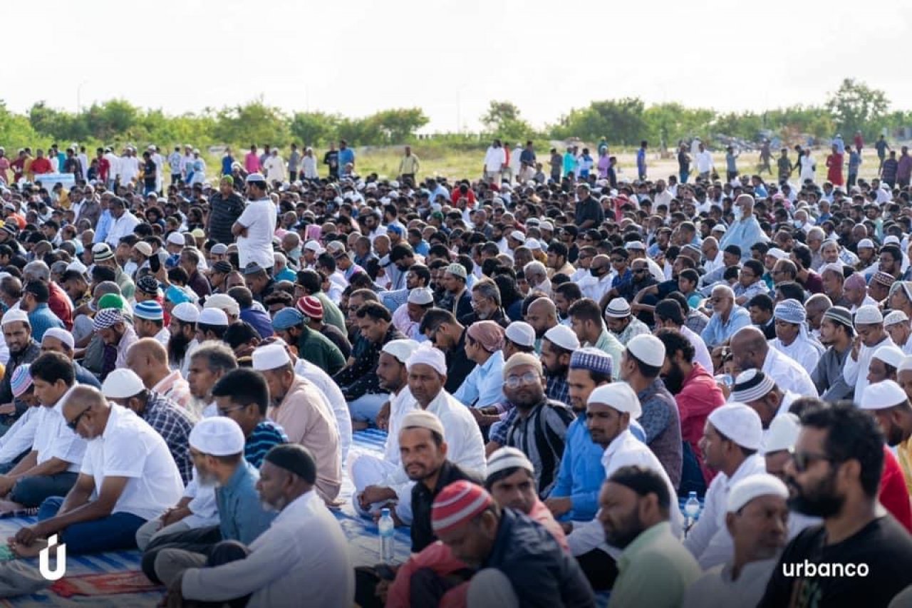 މިއަހަރުގެ އަޟްހާ އީދު ނަމާދުކުރުން