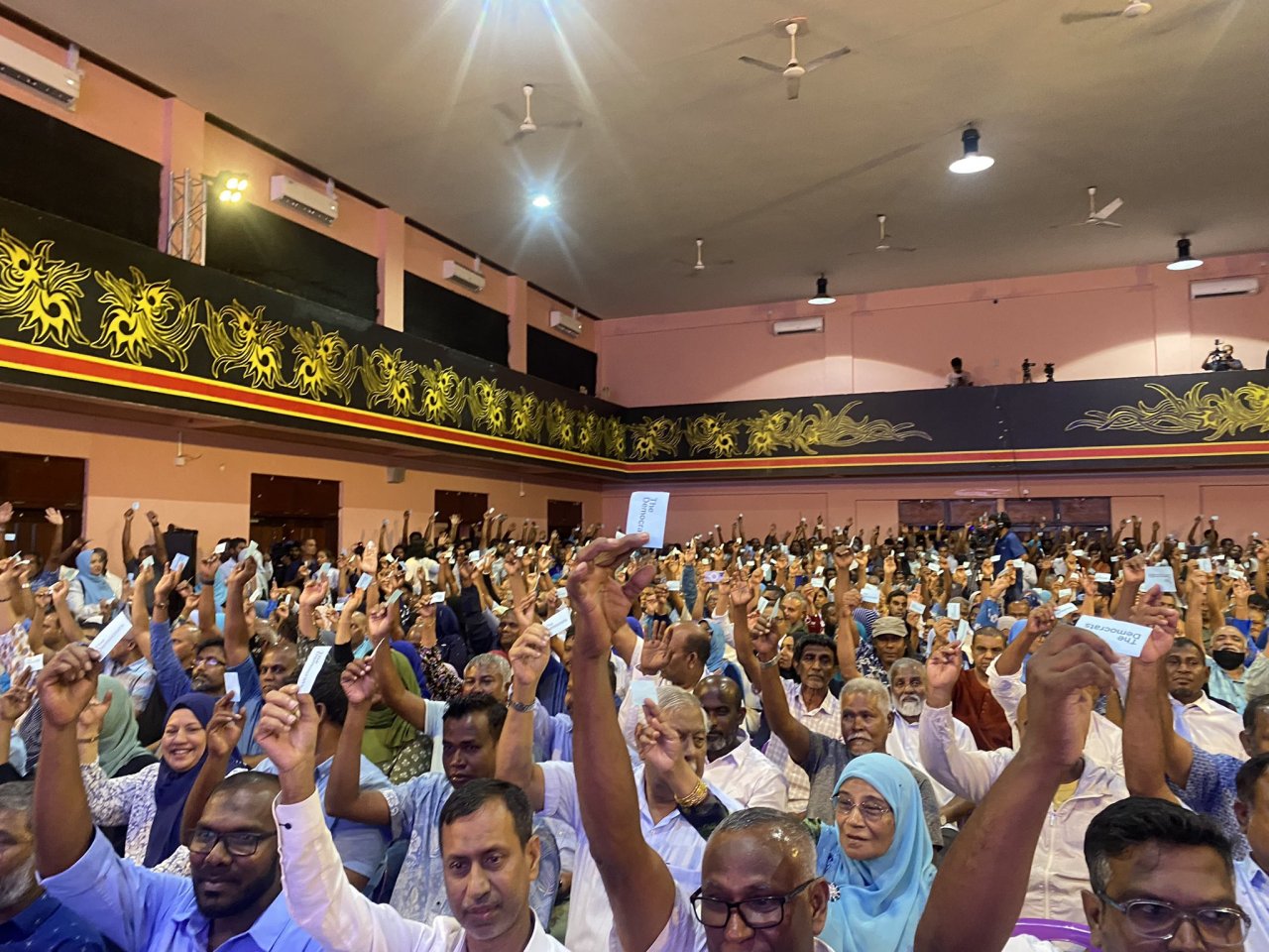 ދަ ޑިމޮކްރެޓްސް އުފެއްދުމަށް ބޭއްވި ޖަލްސާ