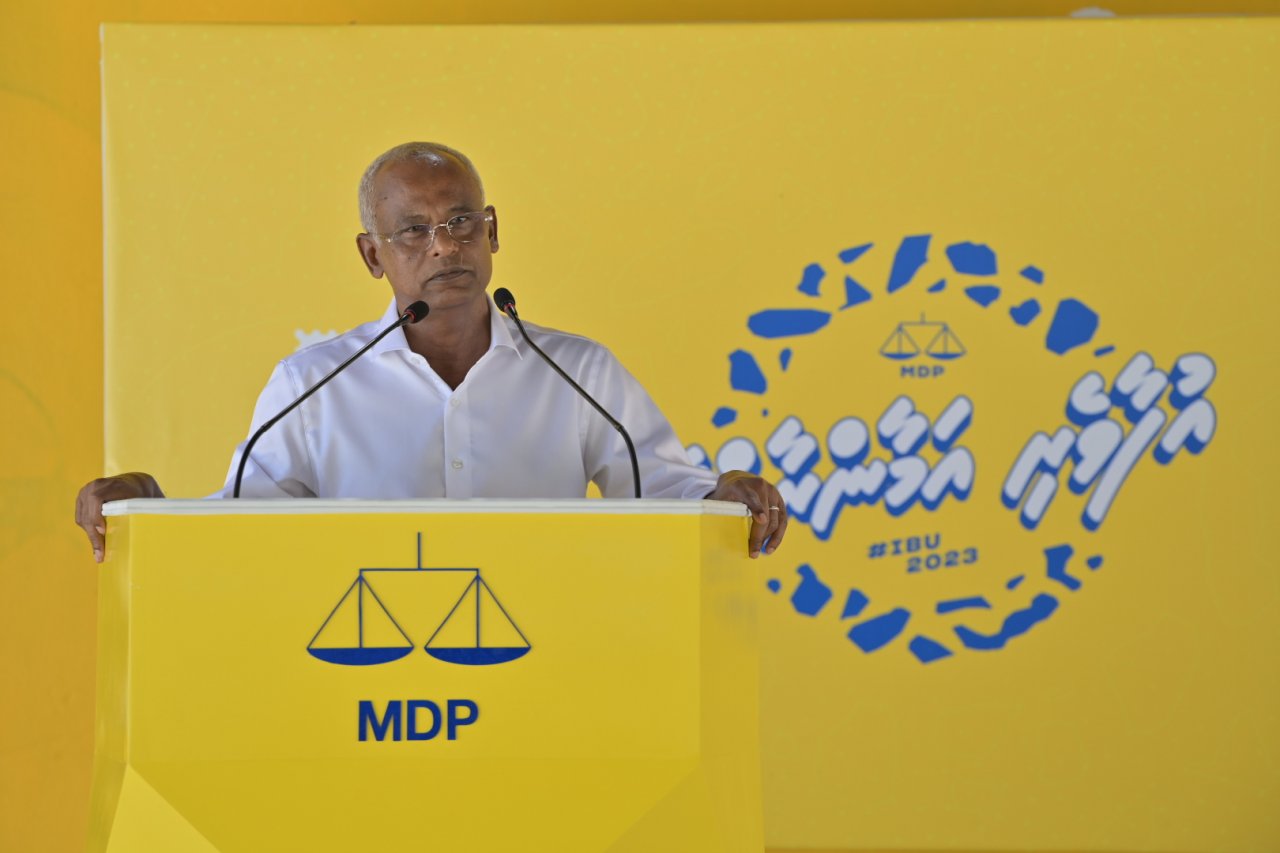 ރިޔާސީ އިންތިހާބުގެ ކެމްޕޭނަށް ރައީސް ސޯލިހު ށ. އަތޮޅަށް