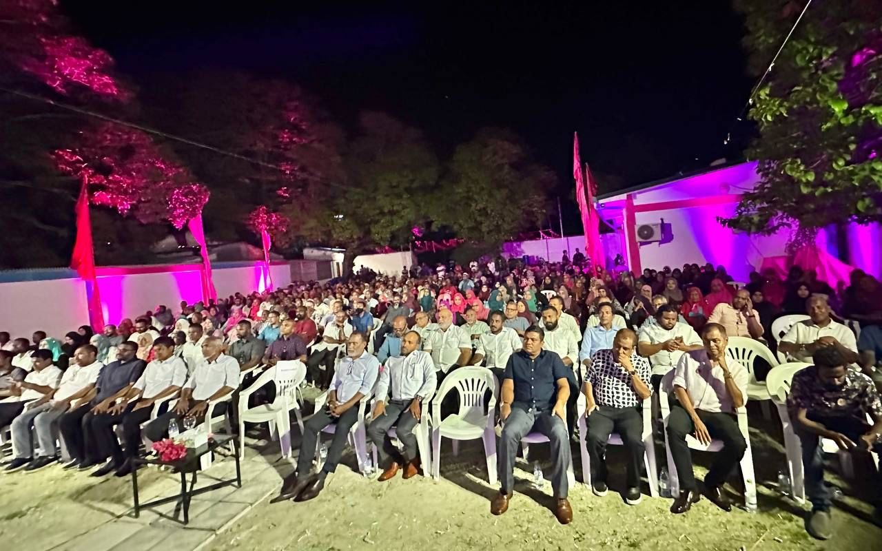 އެމްޑީޕީން މާލޭގައި ބޭއްވި ކެމްޕޭން ބޮޑު ޖަލްސާ