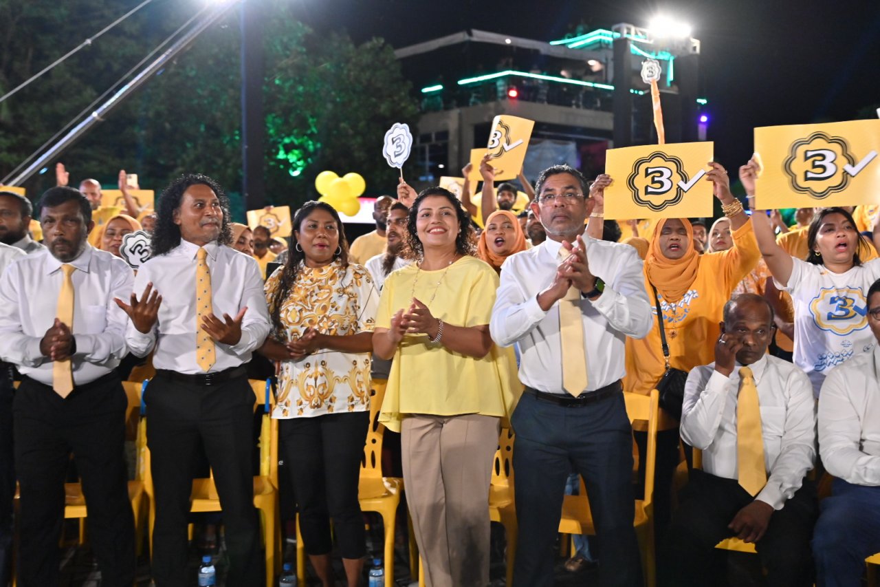 އެމްޑީޕީން މާލޭގައި ބޭއްވި ކެމްޕޭން ބޮޑު ޖަލްސާ