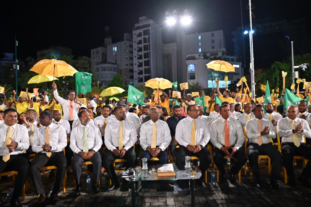 އެމްޑީޕީން މާލޭގައި ބޭއްވި ކެމްޕޭން ބޮޑު ޖަލްސާ