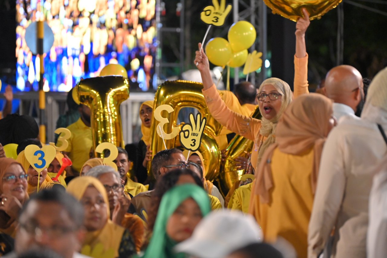 އެމްޑީޕީން މާލޭގައި ބޭއްވި ކެމްޕޭން ބޮޑު ޖަލްސާ