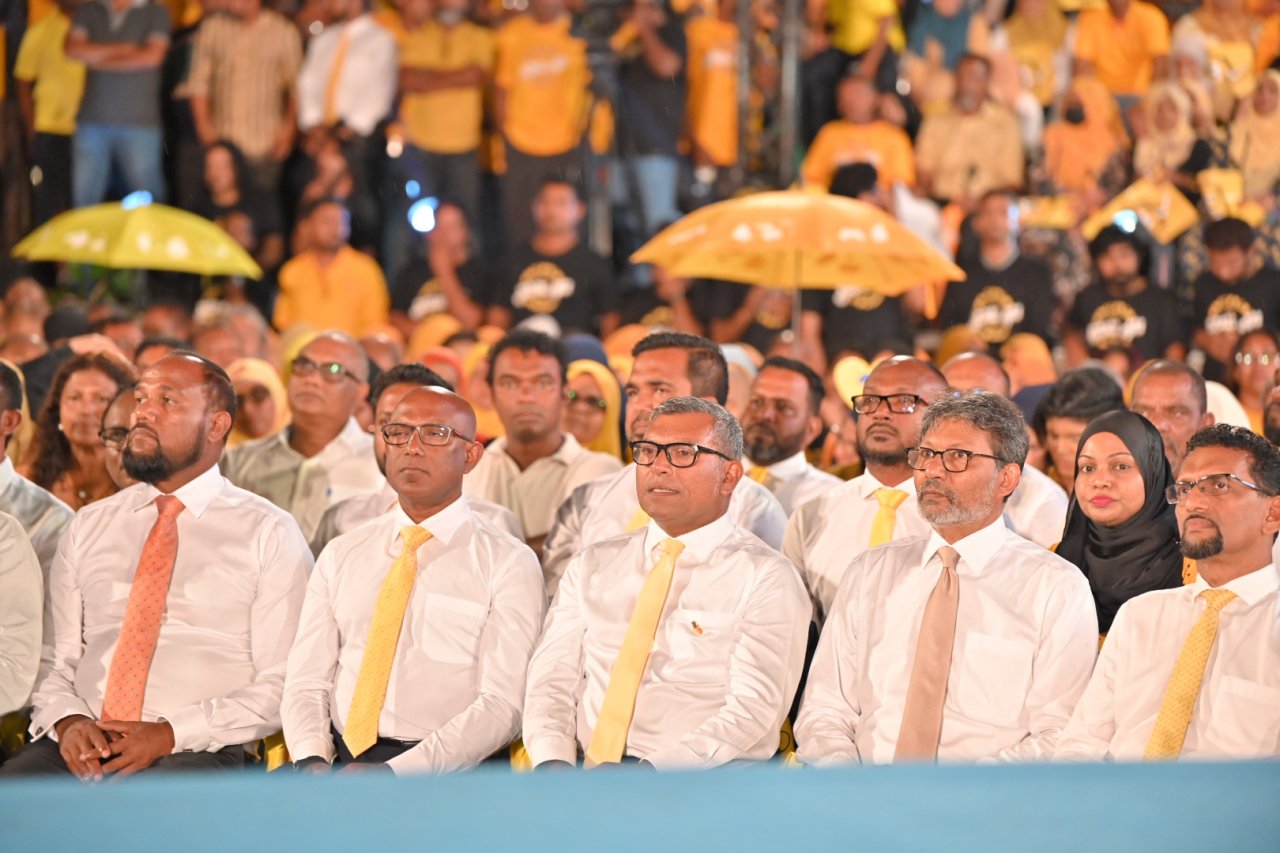 އެމްޑީޕީން މާލޭގައި ބޭއްވި ކެމްޕޭން ބޮޑު ޖަލްސާ