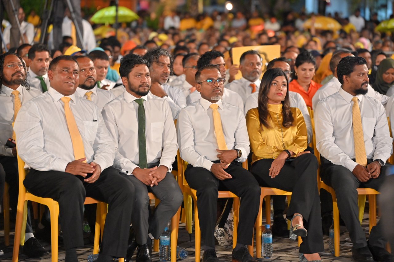އެމްޑީޕީން މާލޭގައި ބޭއްވި ކެމްޕޭން ބޮޑު ޖަލްސާ
