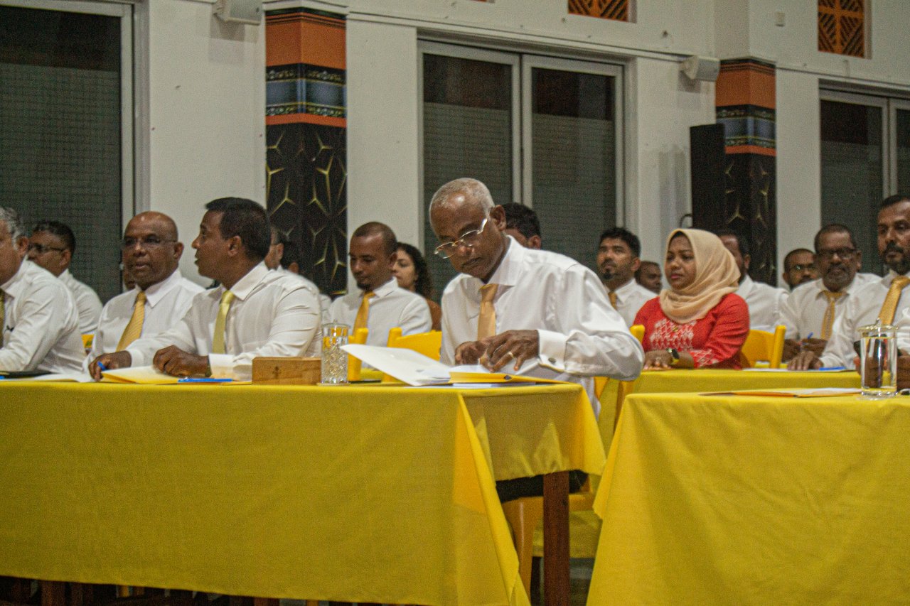 އިންތިހާބުން ބަލިވި ފަހުން އެމްޑީޕީން ބޭއްވި ފުރަތަމަ ގައުމީ މަޖްލިސް ބައްދަލުވުން