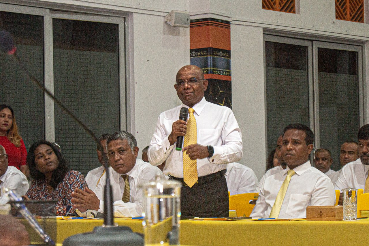 އިންތިހާބުން ބަލިވި ފަހުން އެމްޑީޕީން ބޭއްވި ފުރަތަމަ ގައުމީ މަޖްލިސް ބައްދަލުވުން