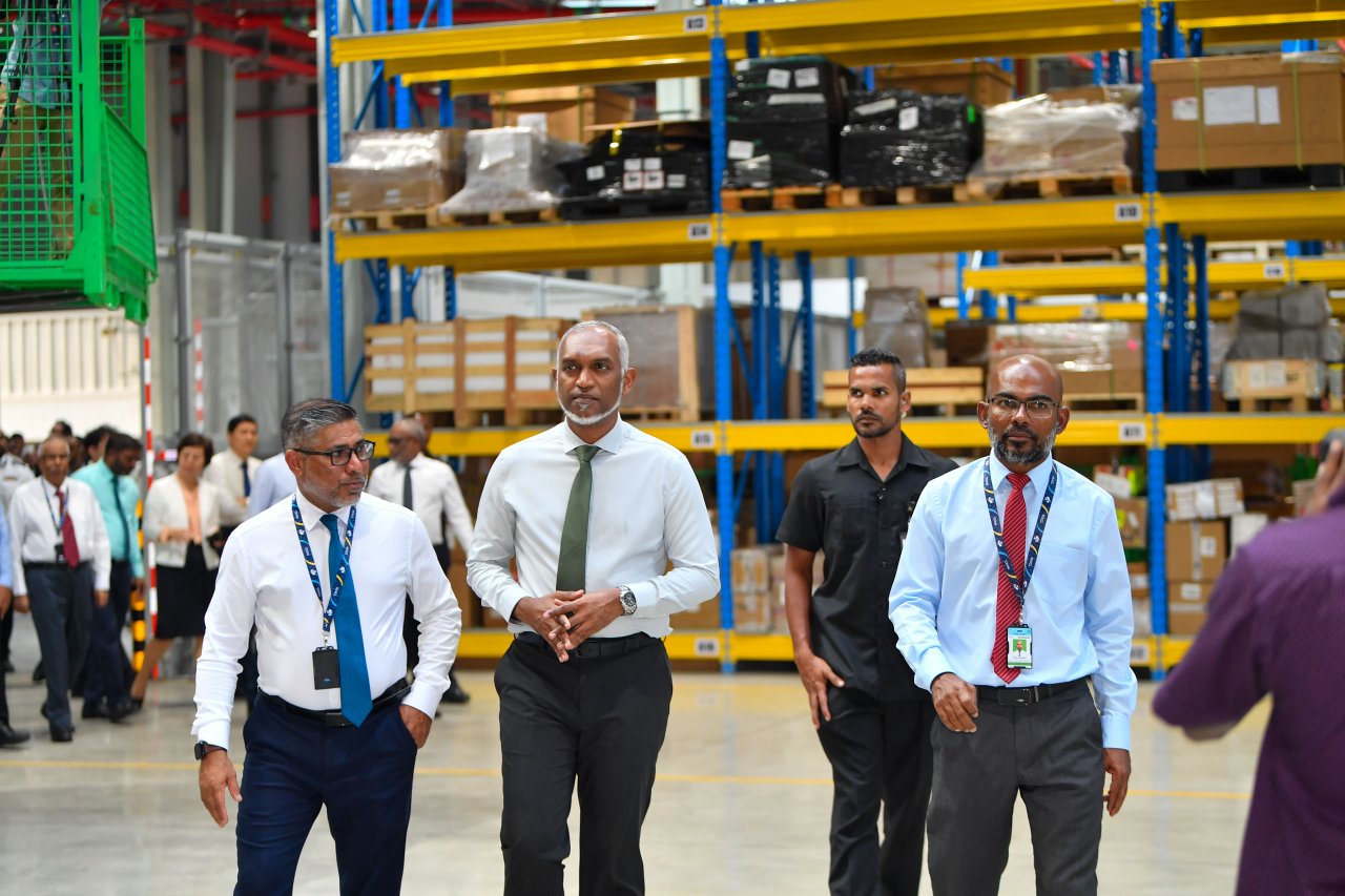 ވެލާނާ އިންޓަނޭޝަނަލް އެއާޕޯޓު (ވީއައިއޭ)ގެ އާ ކާގޯ ޓާމިނަލް ހުޅުވުން