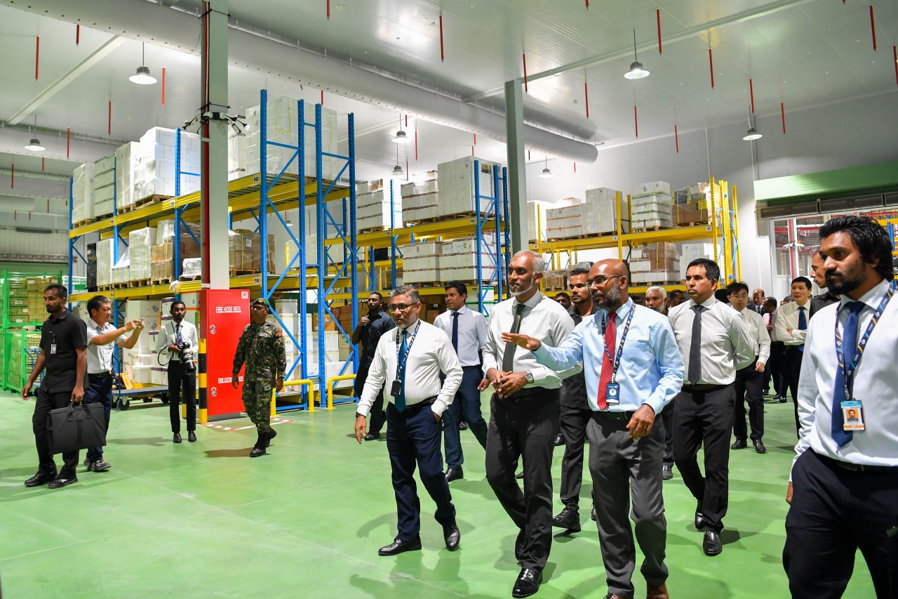 ވެލާނާ އިންޓަނޭޝަނަލް އެއާޕޯޓު (ވީއައިއޭ)ގެ އާ ކާގޯ ޓާމިނަލް ހުޅުވުން