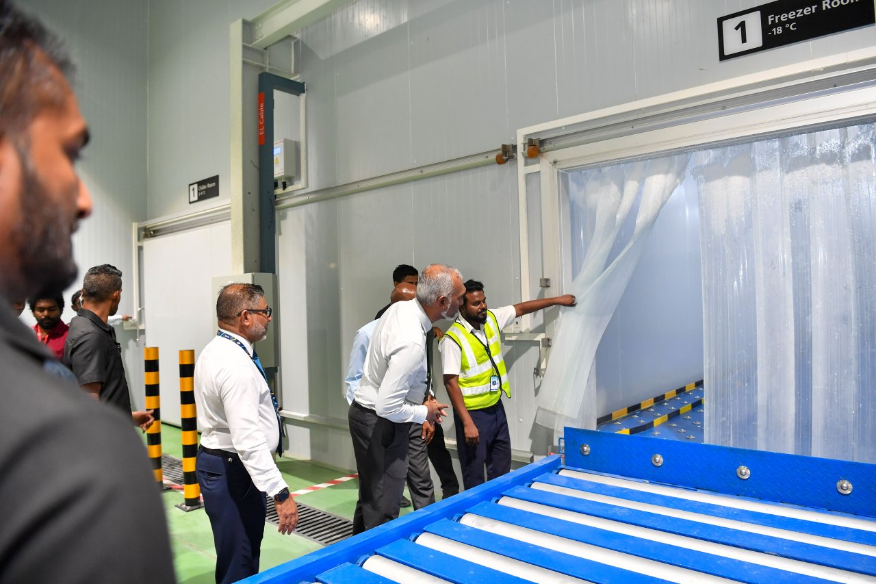 ވެލާނާ އިންޓަނޭޝަނަލް އެއާޕޯޓު (ވީއައިއޭ)ގެ އާ ކާގޯ ޓާމިނަލް ހުޅުވުން