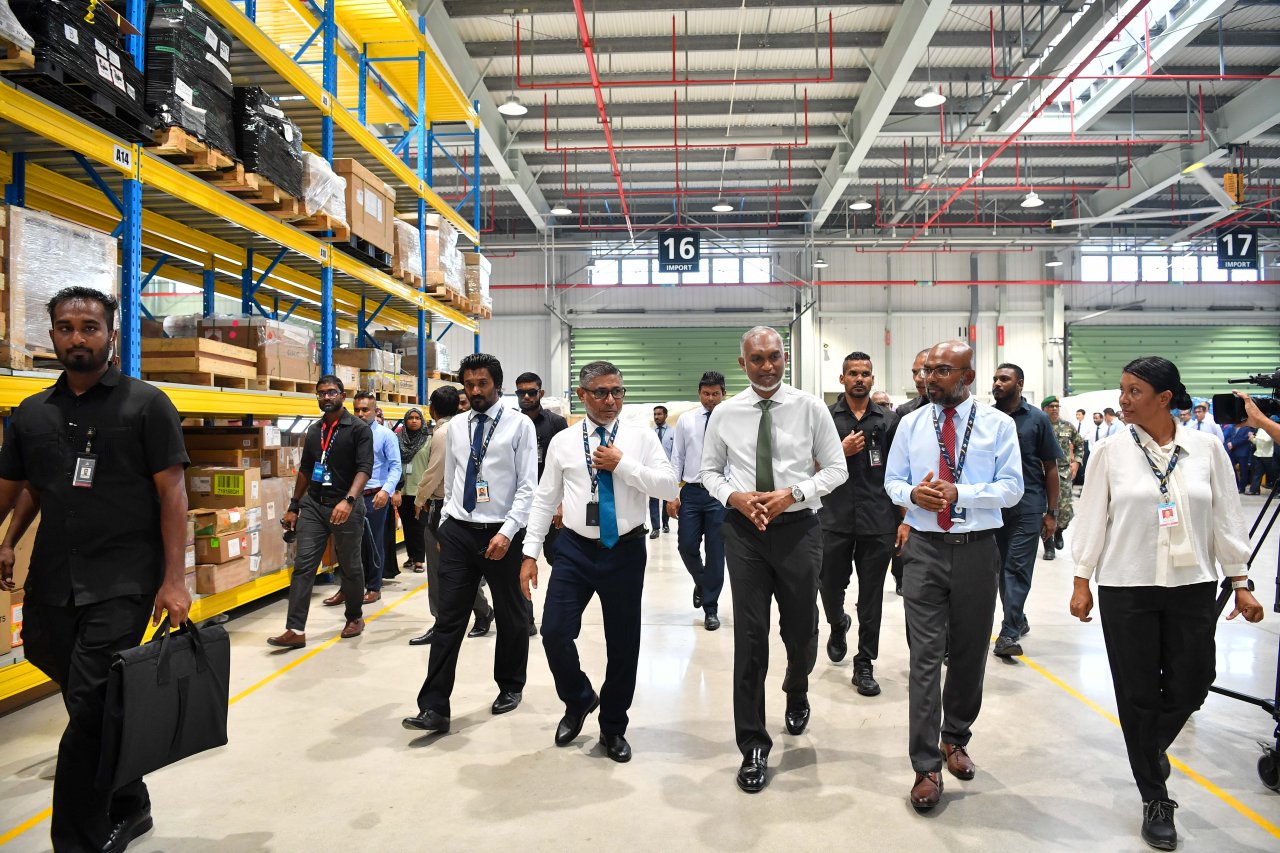 ވެލާނާ އިންޓަނޭޝަނަލް އެއާޕޯޓު (ވީއައިއޭ)ގެ އާ ކާގޯ ޓާމިނަލް ހުޅުވުން