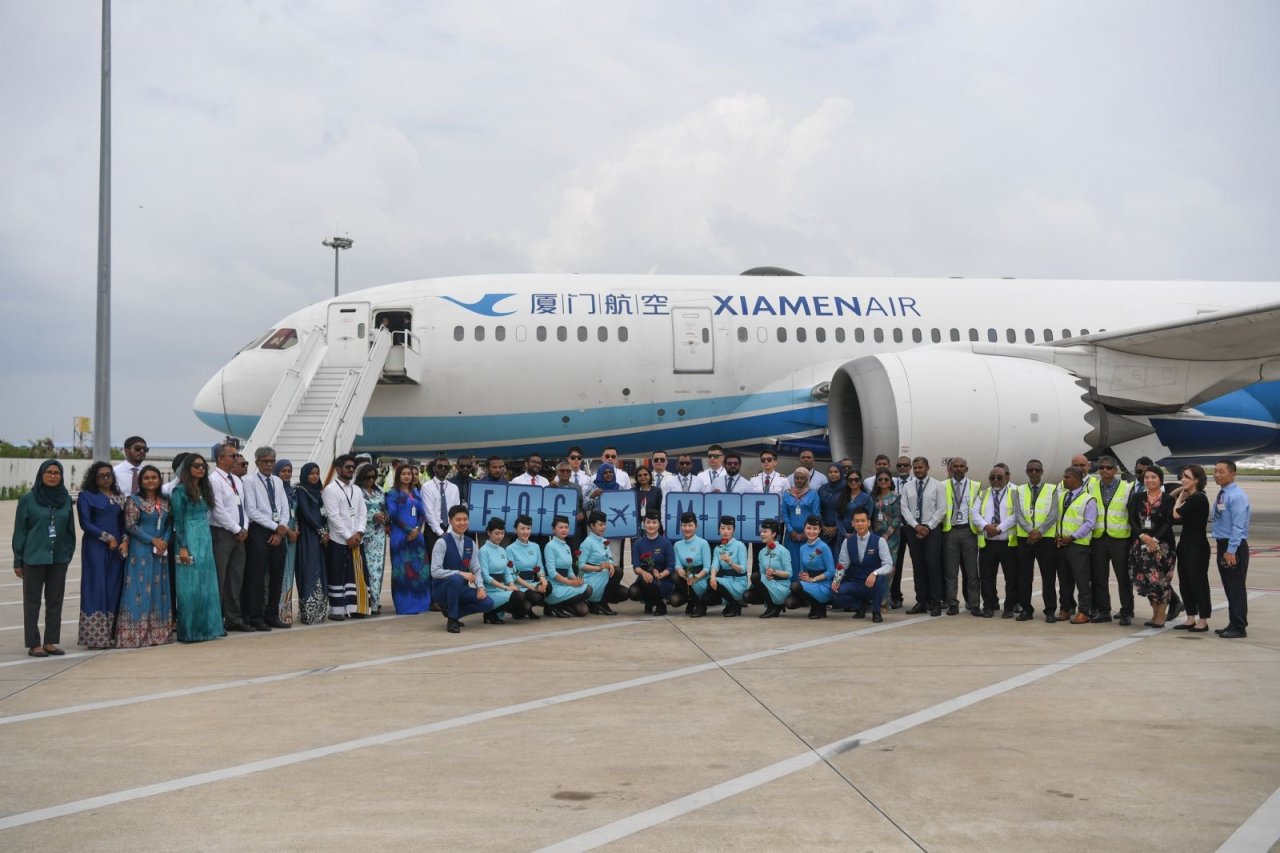 ޗައިނާގެ ޝިއަންމެން އެއާލައިނުން ރާއްޖެ އަށް ދަތުރުތައް ފެށުން