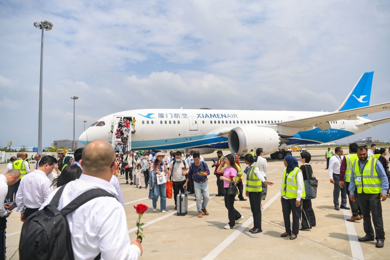 ޗައިނާގެ ޝިއަންމެން އެއާލައިނުން ރާއްޖެ އަށް ދަތުރުތައް ފެށުން