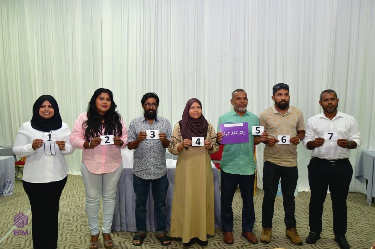 މަޖިލިސް އިންތިހާބުގައި ވާދަކުރާ ކެންޑިޑޭޓުންގެ ނަންތައް ތަރުތީބުކުރުން