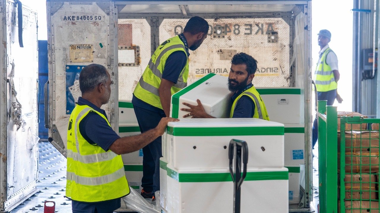 ވީއައިއޭގެ އާ ކާގޯ ޓާމިނަލްގެ ހީވާގި މުވައްޒަފުންގެ ހިދުމަތް