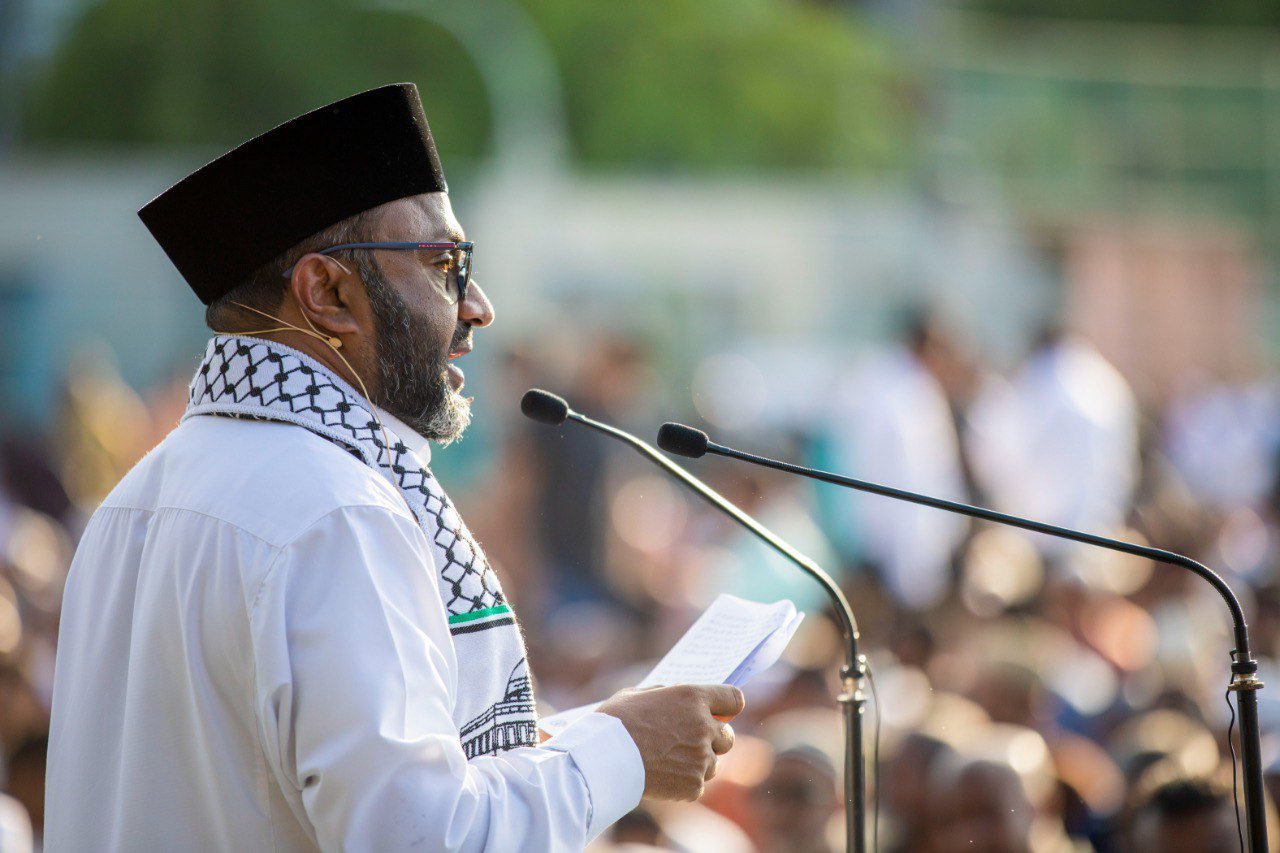 މާލޭގައި ބޮޑު ޖަމާއަތުގައި ކުރި އީދު ނަމާދު