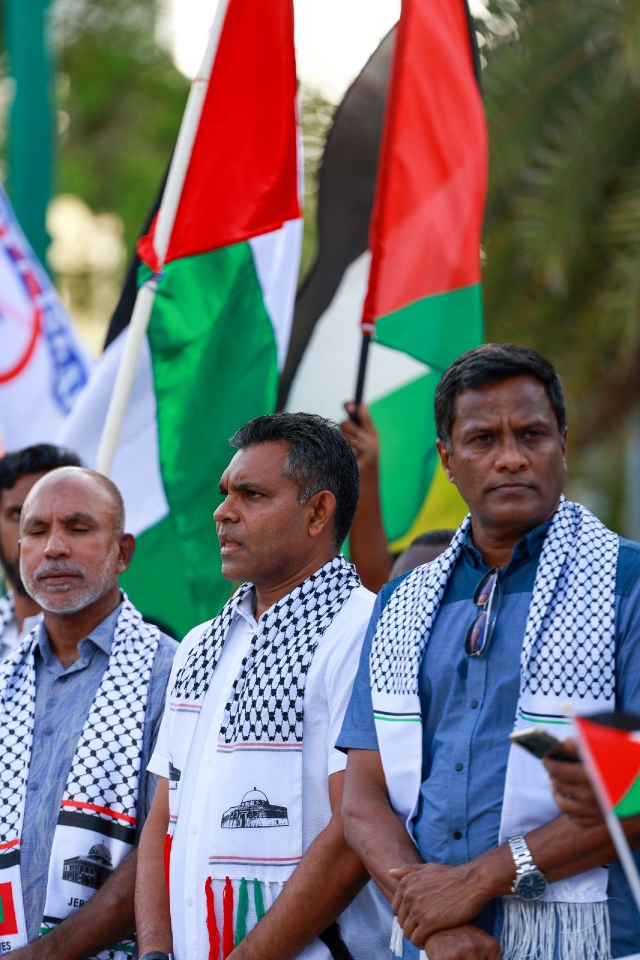 ގާޒާގައި ހިންގާ ގަތުލުއާއްމާ ދެކޮޅަށް މާލޭގައި ބޭއްވި އެއްވުން