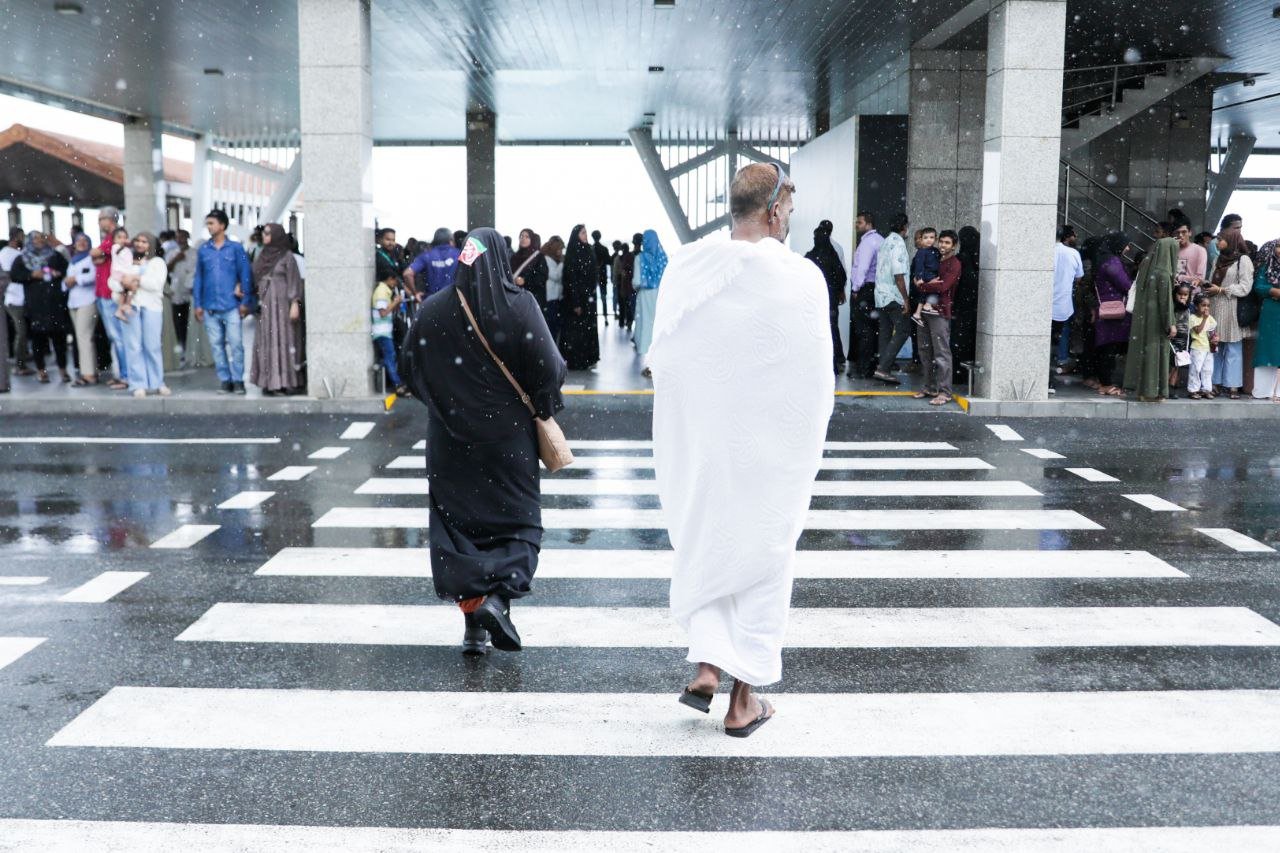 ހައްޖުވެރިންގެ ފަހު ގްރޫޕް މާލެއިން ފުރުން