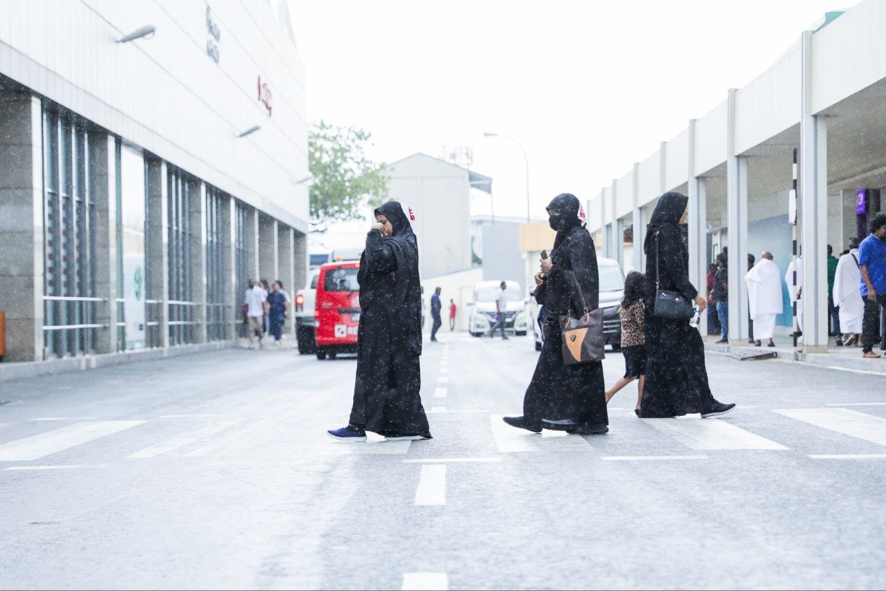 ހައްޖުވެރިންގެ ފަހު ގްރޫޕް މާލެއިން ފުރުން