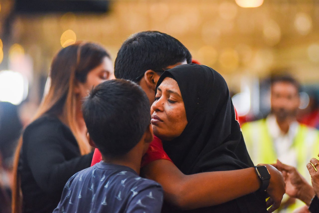 ހައްޖުވެރިންގެ ފަހު ގްރޫޕް މާލެއިން ފުރުން