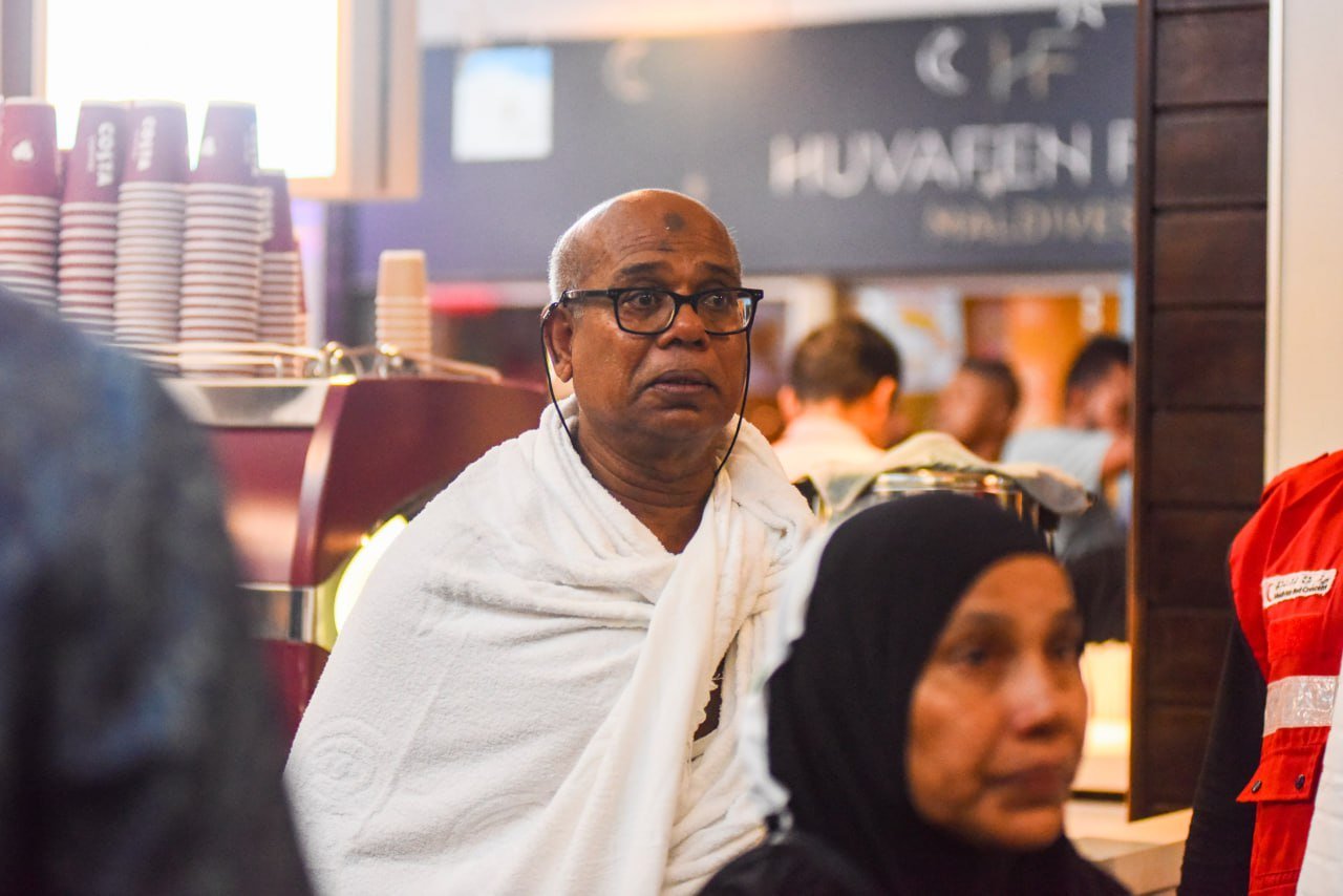 ހައްޖުވެރިންގެ ފަހު ގްރޫޕް މާލެއިން ފުރުން