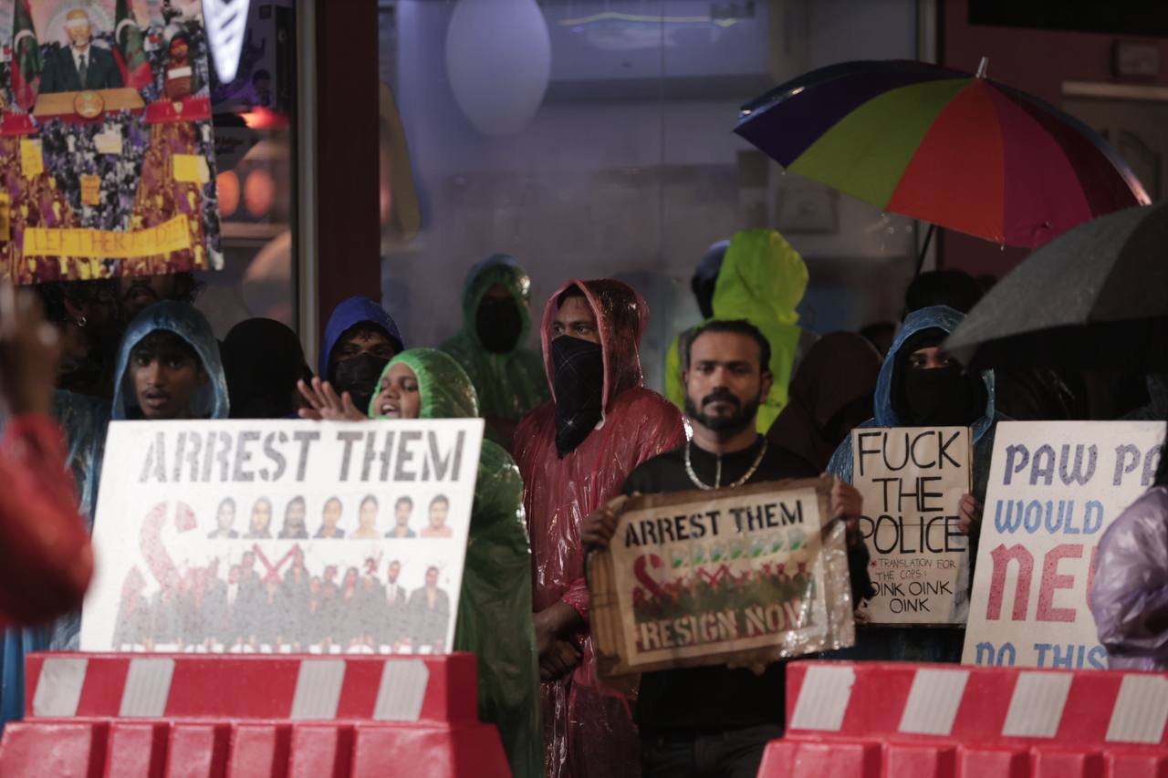 ބޯ ވިއްސާރާގައި ވެސް ޒުވާނުން މުޒާހަރާގައި