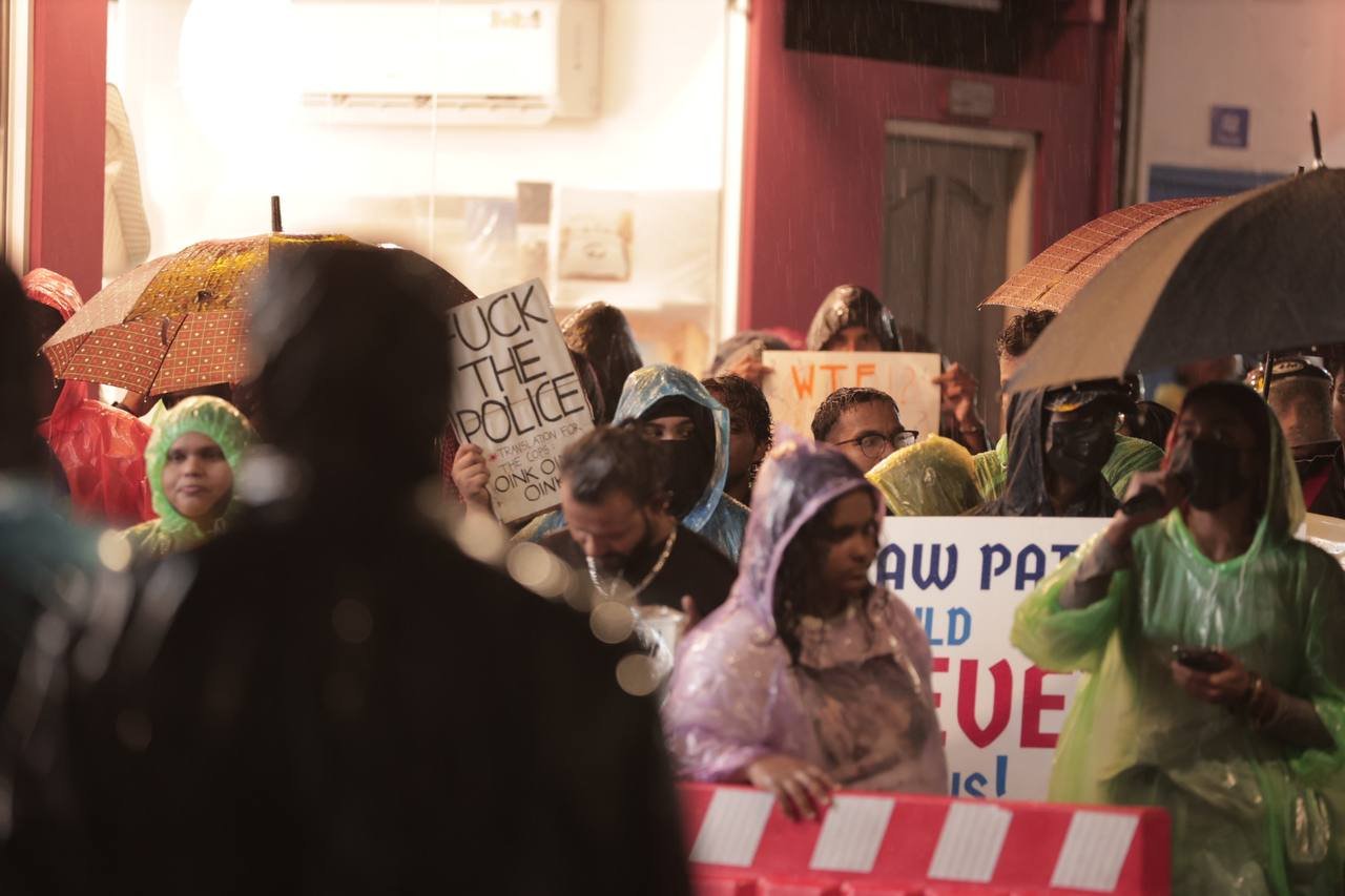 ބޯ ވިއްސާރާގައި ވެސް ޒުވާނުން މުޒާހަރާގައި