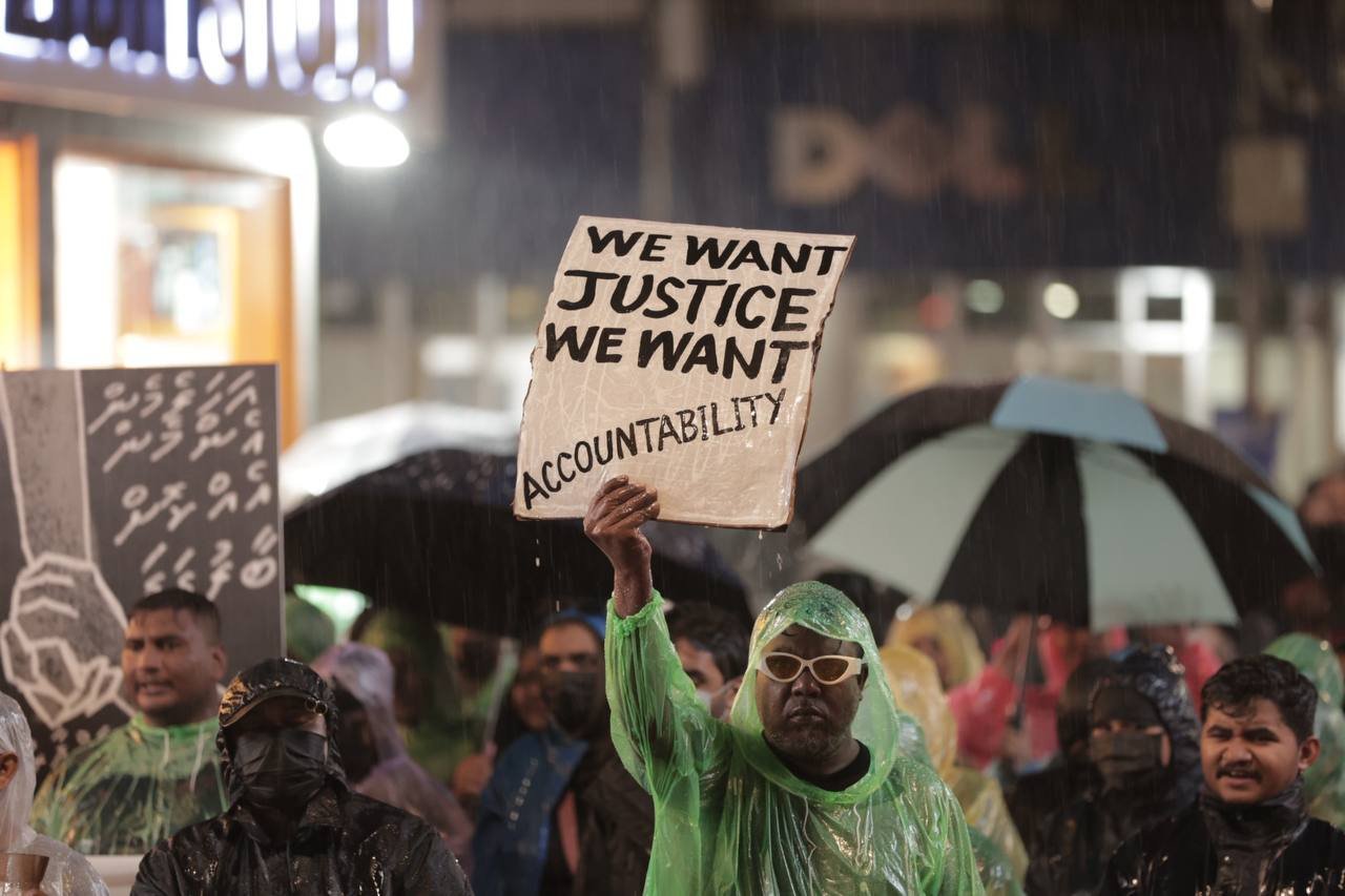 ބޯ ވިއްސާރާގައި ވެސް ޒުވާނުން މުޒާހަރާގައި