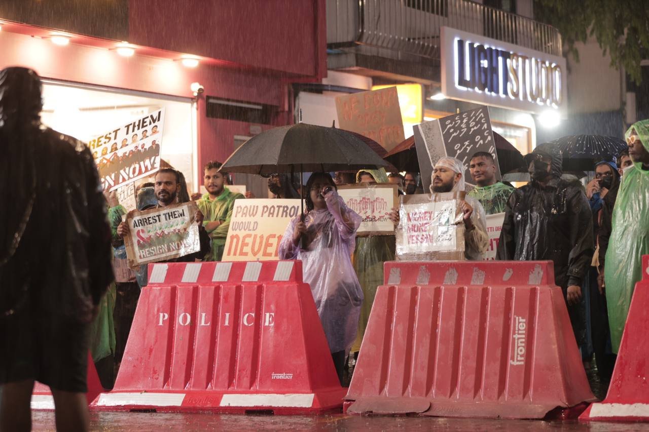 ބޯ ވިއްސާރާގައި ވެސް ޒުވާނުން މުޒާހަރާގައި