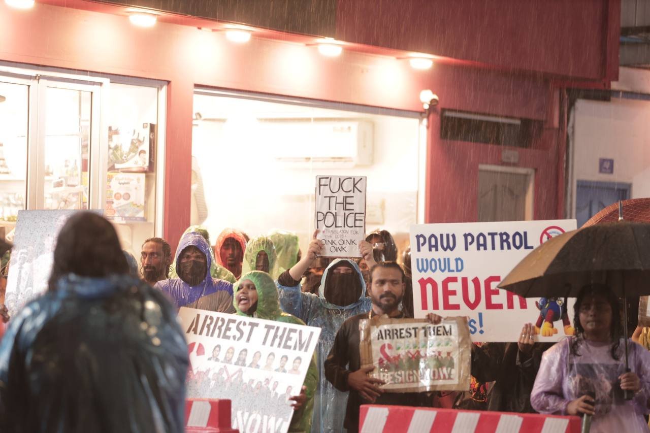 ބޯ ވިއްސާރާގައި ވެސް ޒުވާނުން މުޒާހަރާގައި