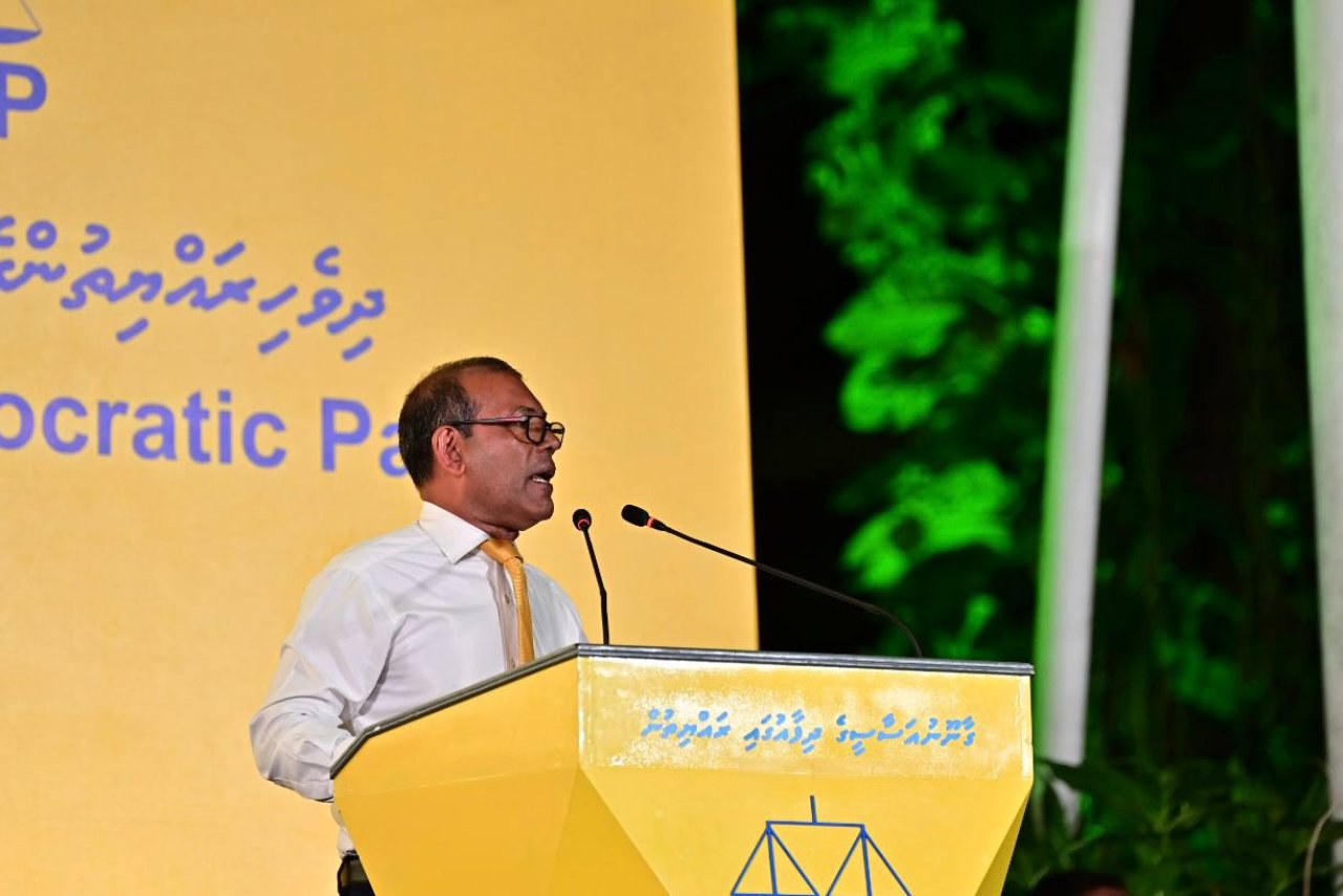 ރައީސް ނަޝީދު އަލުން އެމްޑީޕީއާ ގުޅިވަޑައިގަތުން
