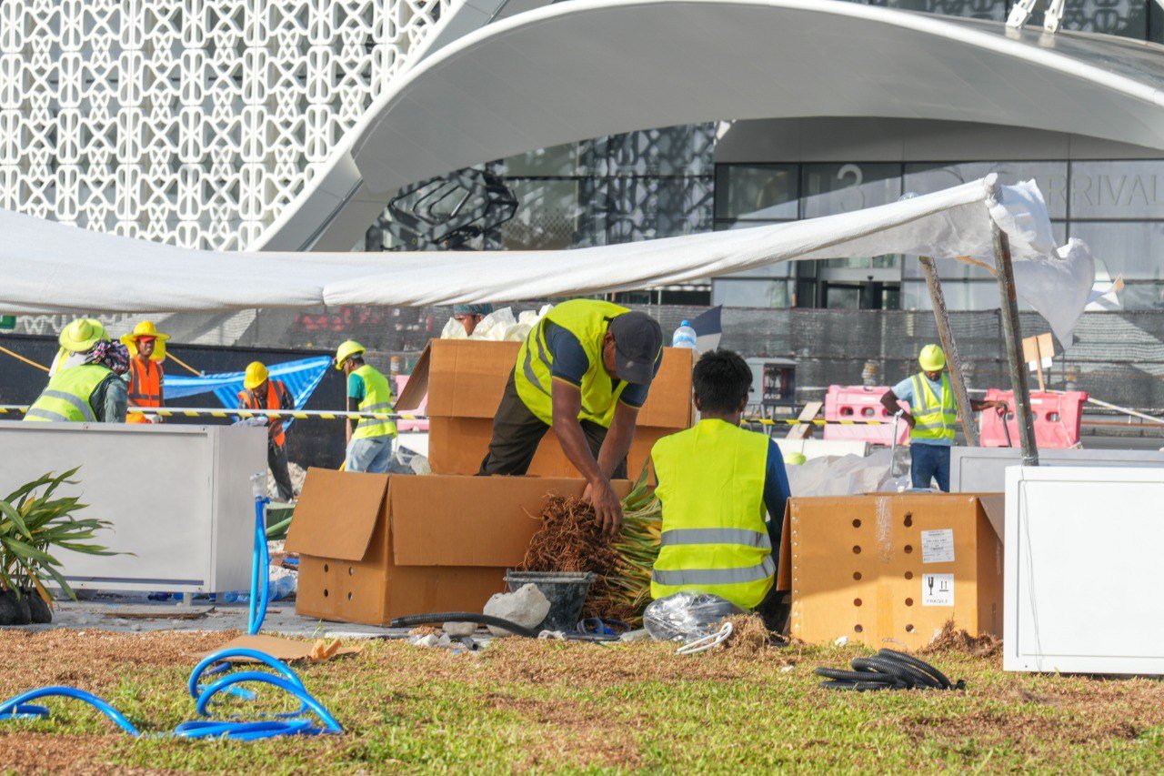 ވީއައިއޭގެ އާ ޓާމިނަލް ހުޅުވުމުގެ ތައްޔާރީތައް