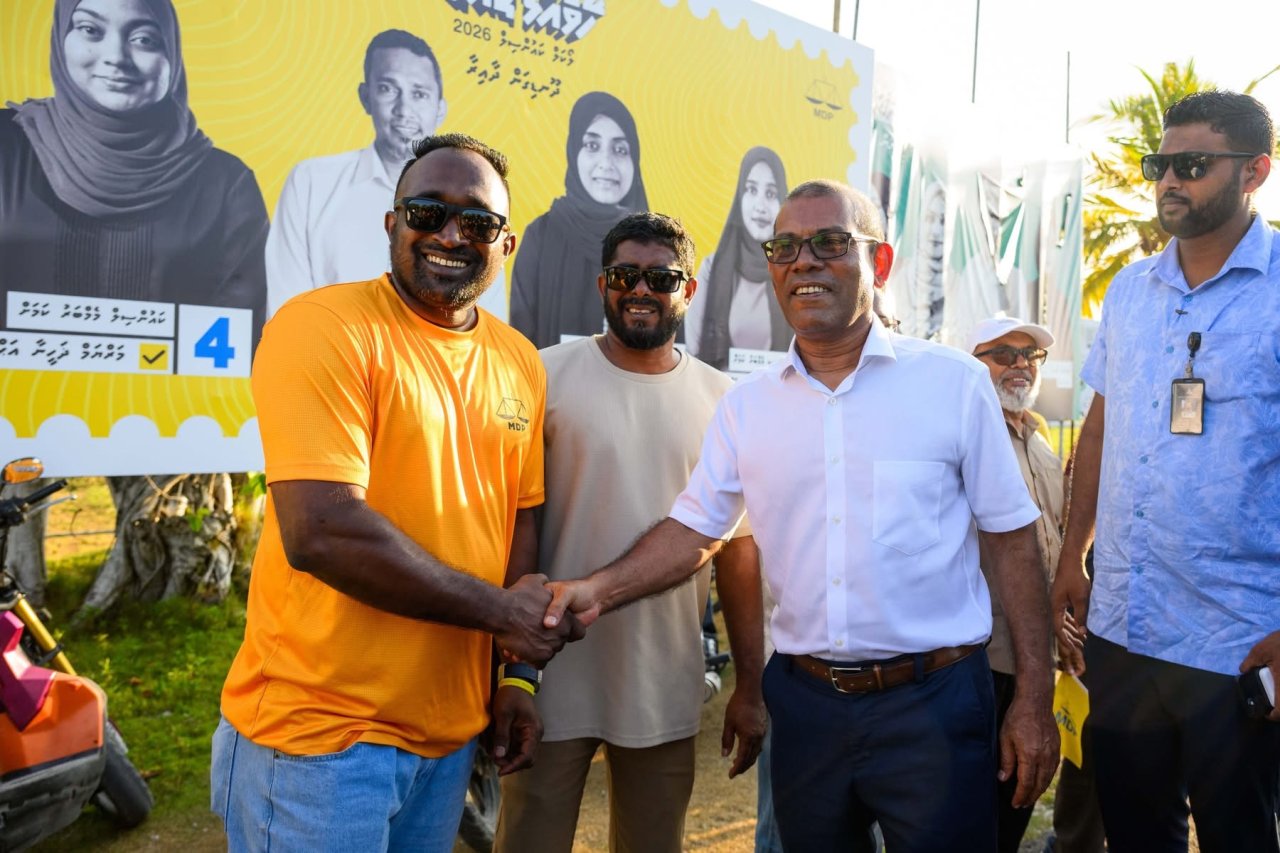 ރައީސް ނަޝީދު ކެމްޕޭނަށް ފުވައްމުލަކުގައި